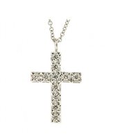 Collana Recarlo Donna Face Cube in Oro bianco Diamante P39CR882/028 - P39CR882/028